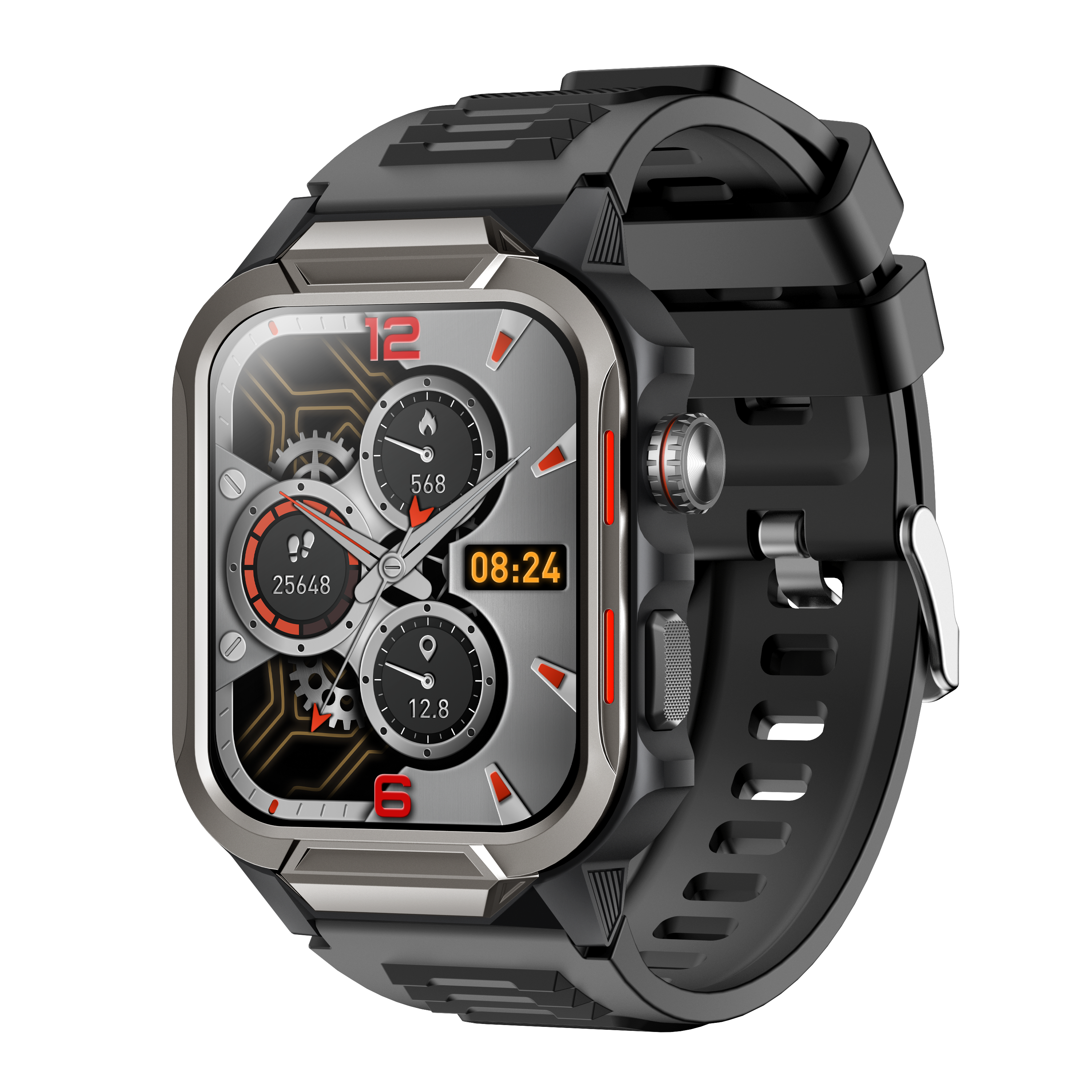 Smart Watch for Men 3ATM Waterproof Smartwatch 1.96 inch screen for Android and iOS Phones Fitness Tracker Watch with 100+ Sports Modes-7