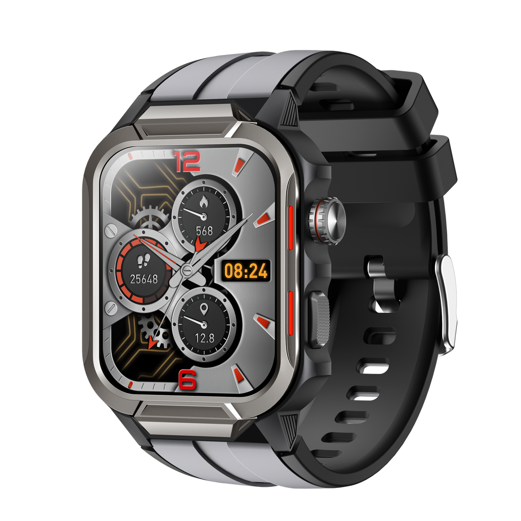 Smart Watch for Men 3ATM Waterproof Smartwatch 1.96 inch screen for Android and iOS Phones Fitness Tracker Watch with 100+ Sports Modes-0