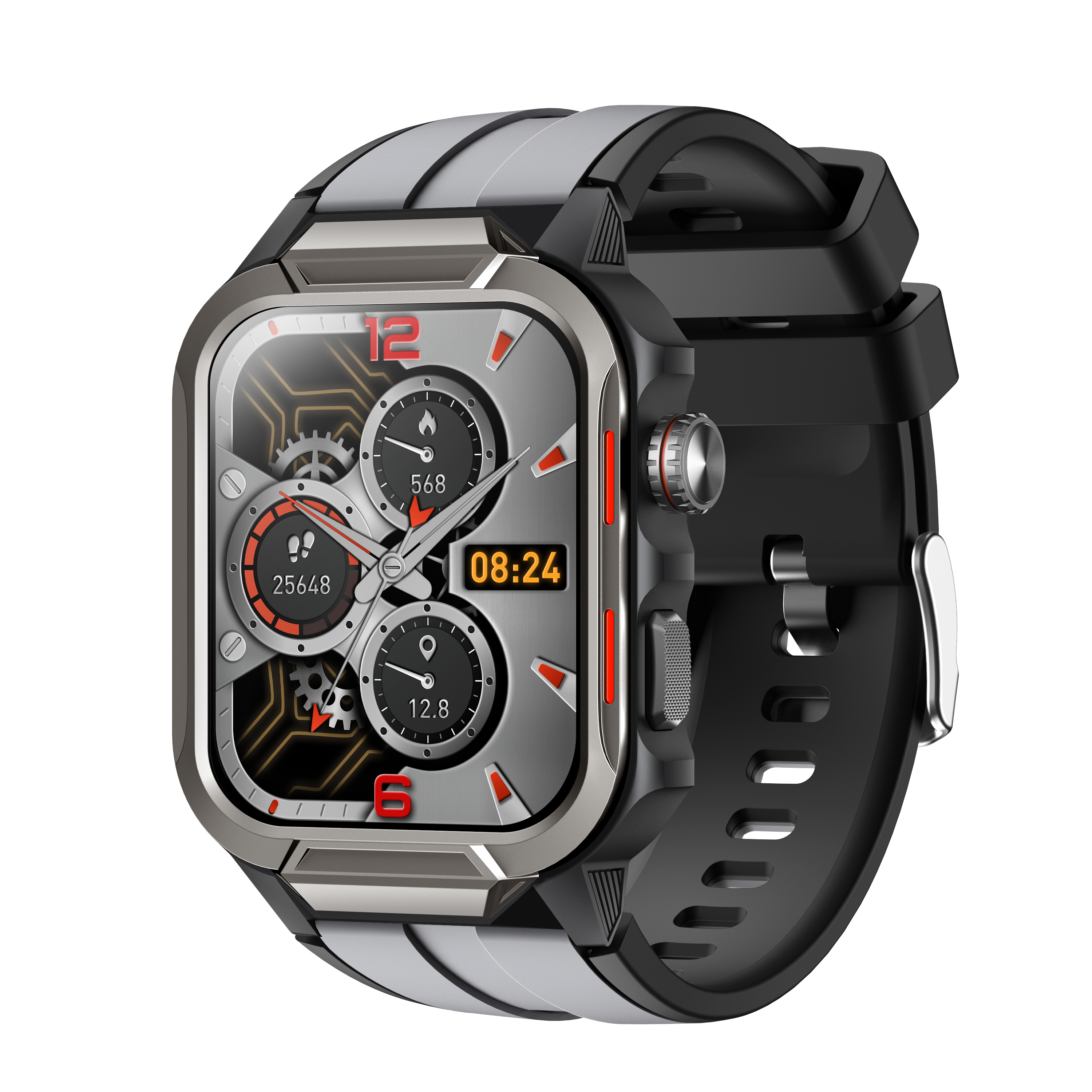 Smart Watch for Men 3ATM Waterproof Smartwatch 1.96 inch screen for Android and iOS Phones Fitness Tracker Watch with 100+ Sports Modes-0