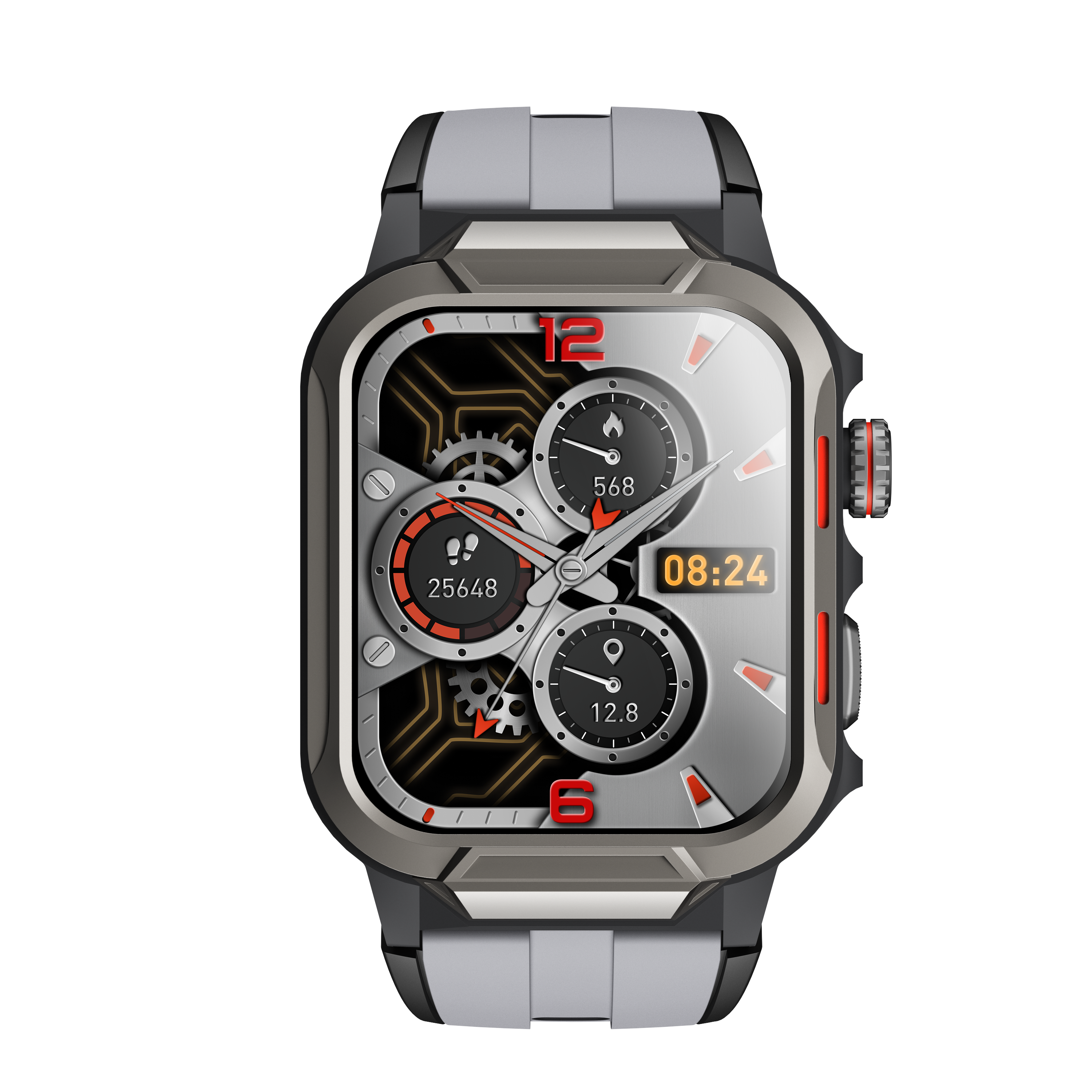 Smart Watch for Men 3ATM Waterproof Smartwatch 1.96 inch screen for Android and iOS Phones Fitness Tracker Watch with 100+ Sports Modes-1