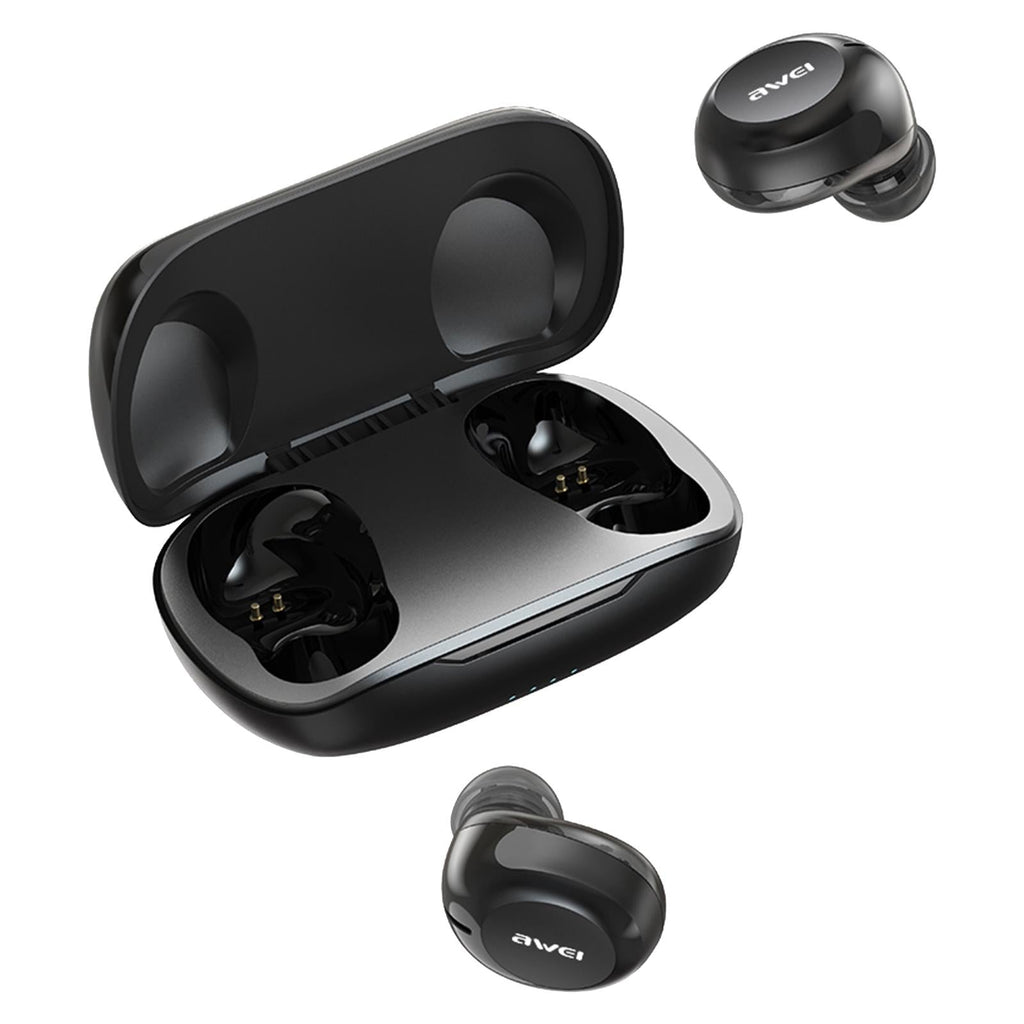 NNEDSZ Wireless Bluetooth 5.1 Headset - True Compact And Colourful - Black-0