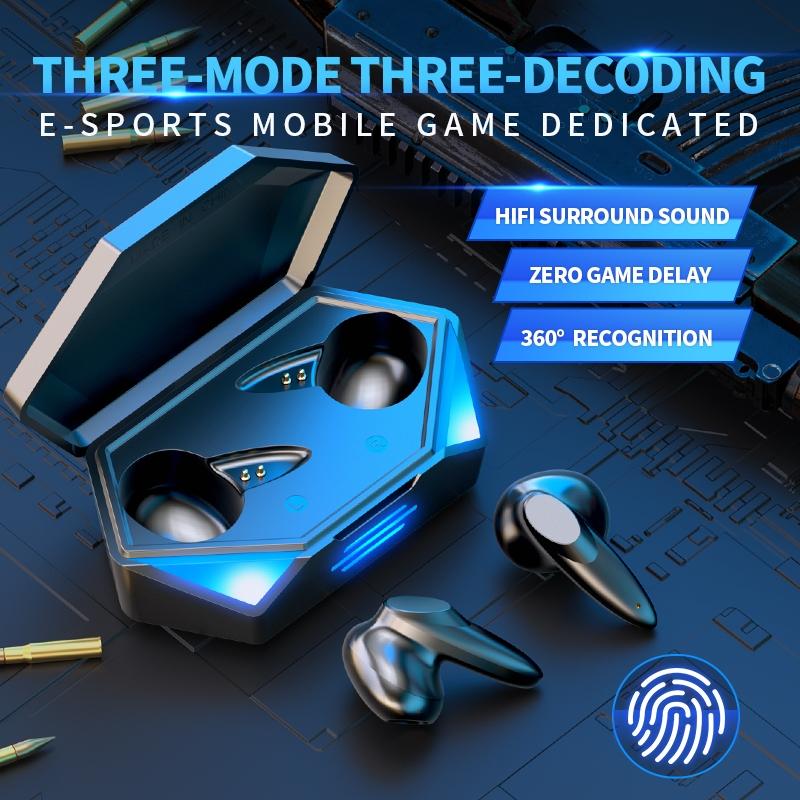 NNEDSZ True Stereo Touch Gaming Bluetooth Earphones - G20 Tws 5.2-2